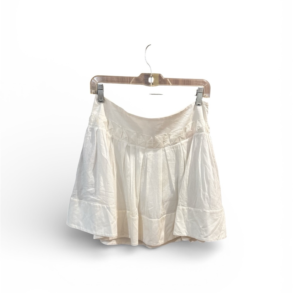 Bebe Elegant Cream Women's Skirt size 10